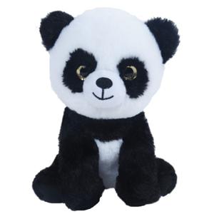 Sandy Knuffel Panda beer - pluche - dieren knuffels - 21 cm - wilde dieren knuffels