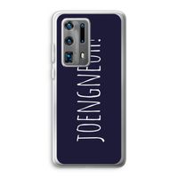 Joengneuh!: Huawei P40 Pro Plus Transparant Hoesje