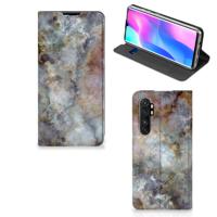 Xiaomi Mi Note 10 Lite | Standcase | Marmer Grijs