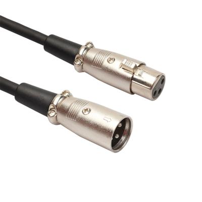 3m 3-pins XLR Male naar XLR Female microfoonkabel