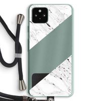 Biggest stripe: Pixel 5a 5G Transparant Hoesje met koord
