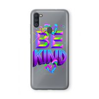 Be Kind: Samsung Galaxy A11 Transparant Hoesje
