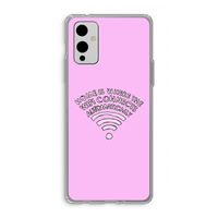 Home Is Where The Wifi Is: OnePlus 9 Transparant Hoesje Home Is Where The Wifi Is: OnePlus 9 Transparant Hoesje