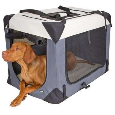 Transportdoos - KERBL - Journey - 70 x 52 x 52 cm - Grijs/Beige