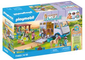 PLAYMOBIL Horses of Waterfall - Mobiele manege constructiespeelgoed 71493