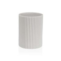 Tandenborstelhouder Versa Wit Hars 6,9 x 10,2 x 6,9 cm
