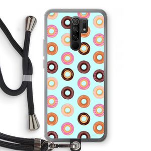 Donuts: Xiaomi Redmi 9 Transparant Hoesje met koord