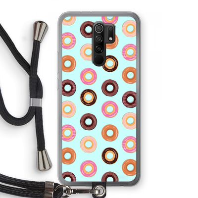 Donuts: Xiaomi Redmi 9 Transparant Hoesje met koord