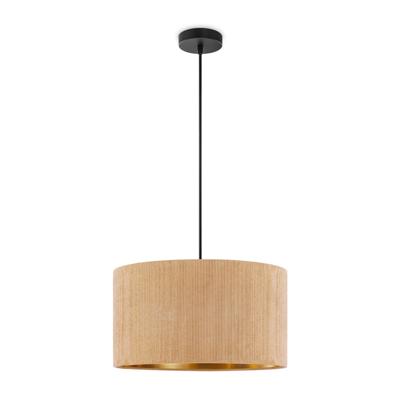 Scandinavische stijl Hanglamp - Corduroy Lampenkap - Cilinder - Karamel - ø40 x 126 cm - E27 Fitting - Geschikt voor Woonkamers en slaapkamers - Inclusief 1 meter kabel
