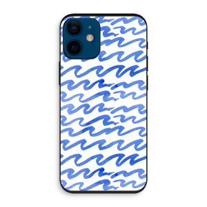 Blauwe golven: iPhone 12 mini Biologisch afbreekbaar hoesje