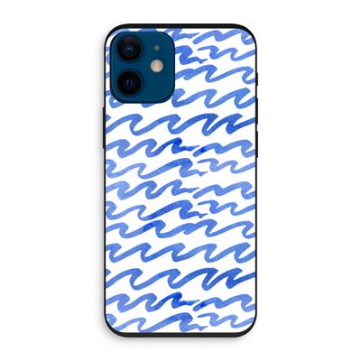 Blauwe golven: iPhone 12 mini Biologisch afbreekbaar hoesje