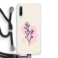 Roses are red: Huawei P Smart Pro Transparant Hoesje met koord