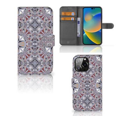 iPhone 14 Pro Max | Bookcase | Flower Tiles