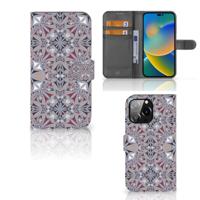 iPhone 14 Pro Max | Bookcase | Flower Tiles