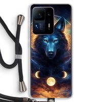 Wolf Dreamcatcher: Xiaomi Mi Mix 4 Transparant Hoesje met koord