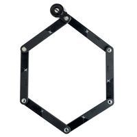 Axa newton fl90k vouwslot - 90cm - art 8 - zwart