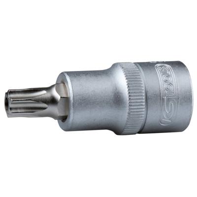 KS Tools Torx-Bitstecknuss 1/2 TX50x55mm mit Bohrung 911.1377 Verwisselbare kop