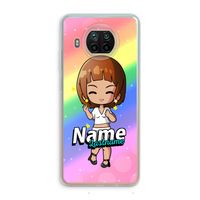 Chibi Maker vrouw: Xiaomi Mi 10T Lite 5G Transparant Hoesje