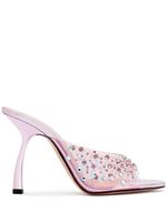 Pīferi mules Tiana à ornements en cristal 100 mm - Rose