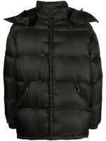 Moncler doudoune à patch logo - Noir - thumbnail