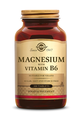 Solgar Magnesium met Vitamine B-6 Tabletten