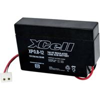 XCell XP0.812AMP Loodaccu 12 V 0.8 Ah Loodvlies (AGM) (b x h x d) 96 x 62 x 25 mm AMP-bus Onderhoudsvrij - thumbnail