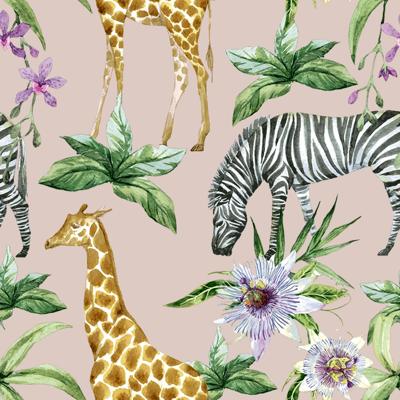 Duni Servetten Zebras & Girafes 33x33cm