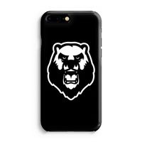 Angry Bear (black): Volledig Geprint iPhone 7 Plus Hoesje