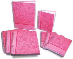 Pergamy Mandala notitieboek ft A4, geruit 5 mm, roze