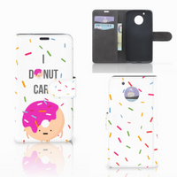 Motorola Moto G5 Book Cover Donut Roze - thumbnail