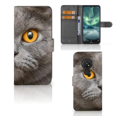 Telefoonhoesje | Met pasjeshouder | Nokia 7.2 | Nokia 6.2 Britse Korthaar