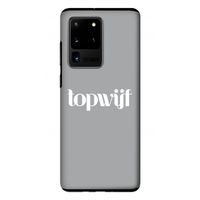 Topwijf Grijs Wit: Samsung Galaxy S20 Ultra Tough Case