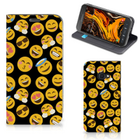 Samsung Galaxy Xcover 4s Hoesje met Magneet Emoji