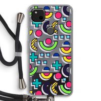8-bit N°6: Pixel 4a Transparant Hoesje met koord