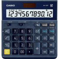 Casio DH-12ET Bureaurekenmachine Donkerblauw Aantal displayposities: 12 werkt op zonne-energie (l x b) 101 mm x 159 mm
