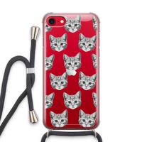 Kitten: iPhone SE 2020 Transparant Hoesje met koord