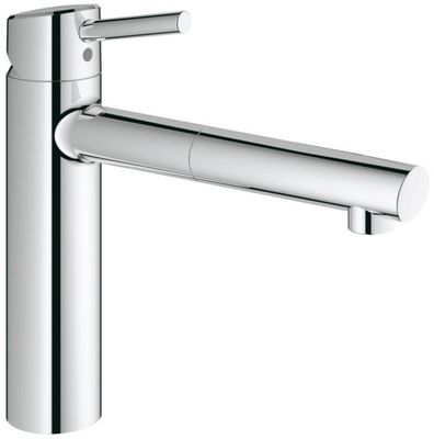 Grohe Concetto keukenkraan met uittrekbare kraanuitloop chroom