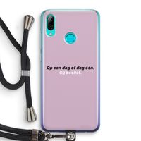 gij beslist: Huawei P Smart (2019) Transparant Hoesje met koord