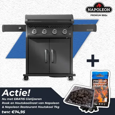 Napoleon Phantom Rogue Pro 30 Gas BBQ Inck Griddle LPG Plancha Barbecue