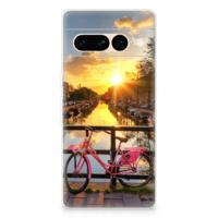Google Pixel 7 Pro | Silliconen Back Cover | Amsterdamse Grachten