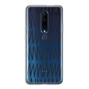 Marrakech Zigzag: OnePlus 7 Pro Transparant Hoesje