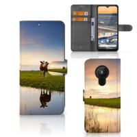 Nokia 5.3 | Telefoonhoesje | Met pasjeshouder | Koe