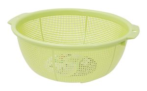 Groene plastic zeef kom - 28 x 10.8cm