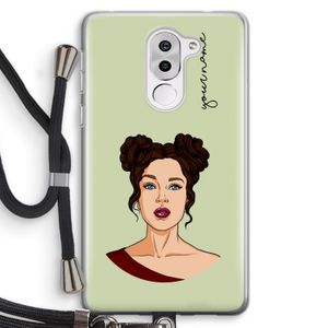 Pop-Art Creator: Honor 6X Transparant Hoesje met koord