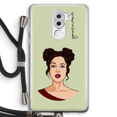 Pop-Art Creator: Honor 6X Transparant Hoesje met koord