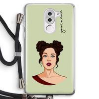 Pop-Art Creator: Honor 6X Transparant Hoesje met koord