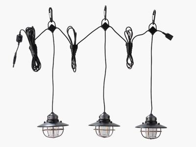 Barebones Edison String Lights 3 Pack Bronze Tafellamp