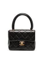 CHANEL Pre-Owned mini sac à main à rabat (années 1990-2000) - Noir