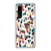 Tropical Dots: Sony Xperia 5 III Transparant Hoesje