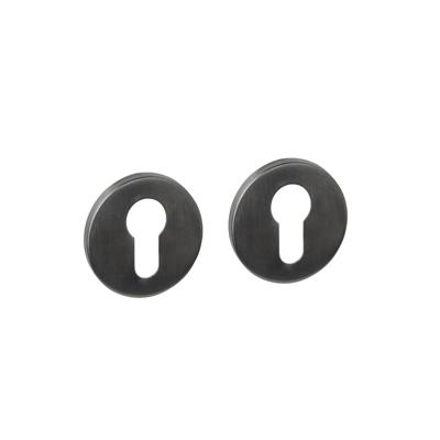 Intersteel Set van 2 cilinderrozettenTira rond antraciet Ø 52mm - 1329.102087